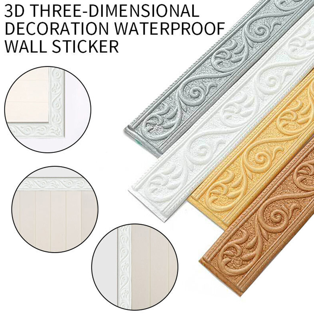Baseboard Molding Trim - Linea di rivestimento murale 3D Battiscopa