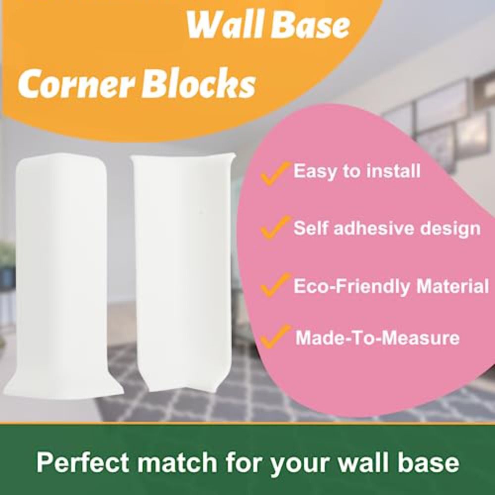 Blocchi Angolari per Battiscop - Baseboard Molding Trim recensione e prezzo