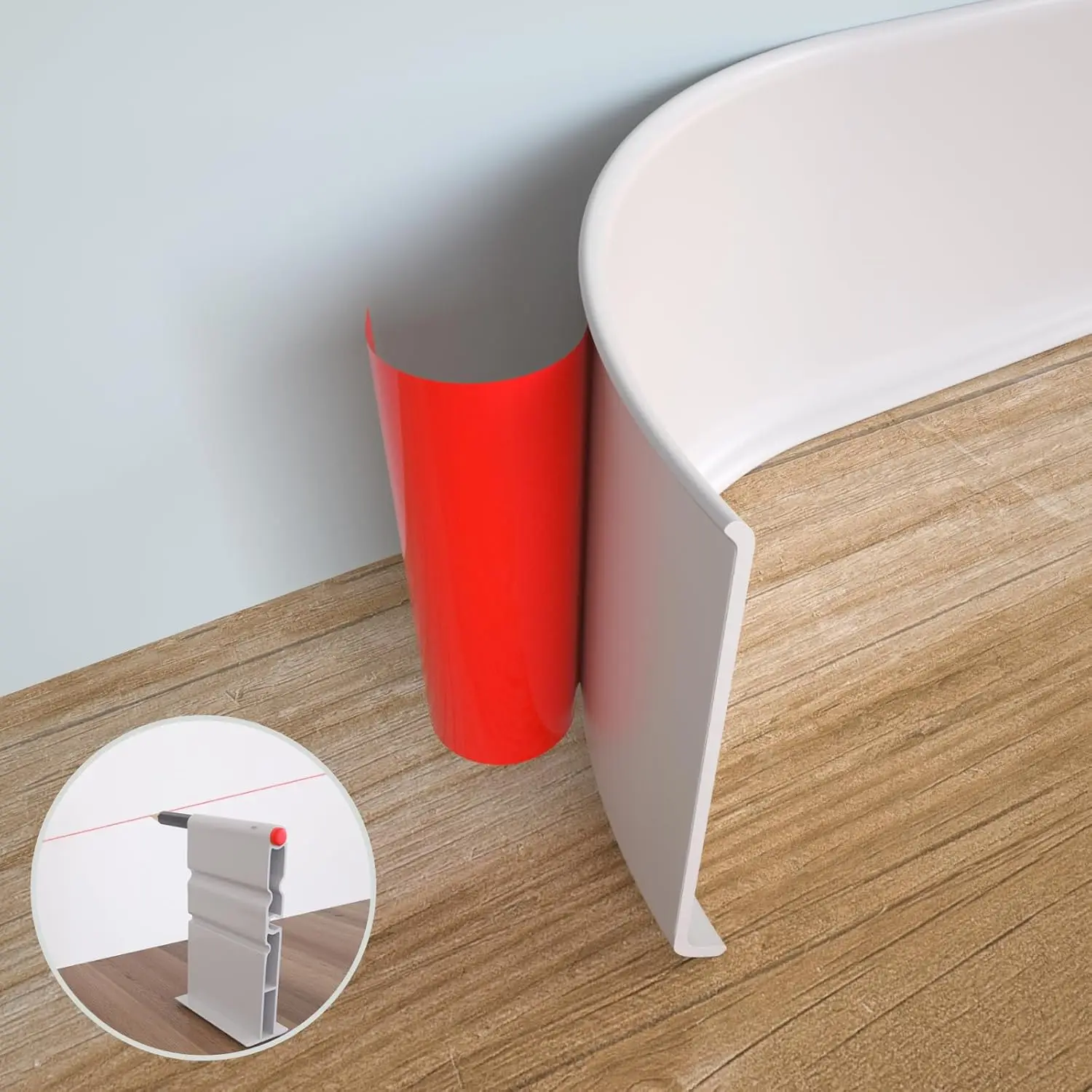 Battiscopa Flessibile in Vinil - Baseboard Molding Trim recensione e prezzo