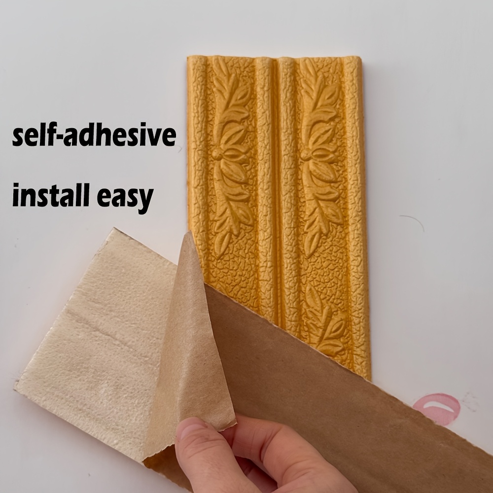 2 pezzi in rilievo autoadesivo - Baseboard Molding Trim recensione e prezzo