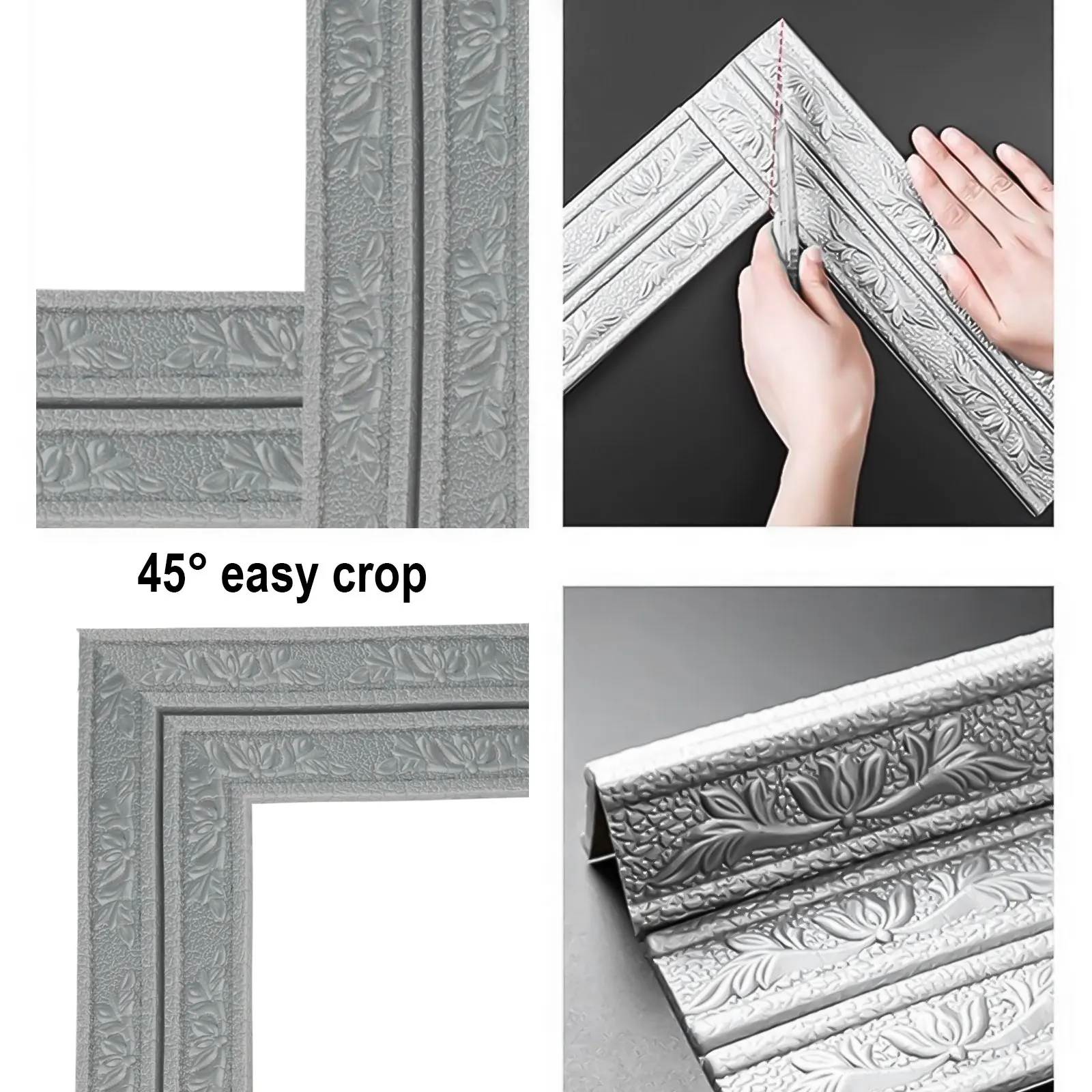3D autoadesivi parete battisco - Baseboard Molding Trim recensione e prezzo