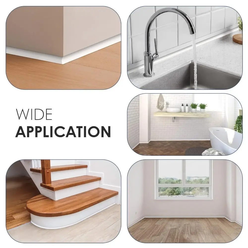 Peel and Stick Quarto rotondo  - Baseboard Molding Trim recensione e prezzo